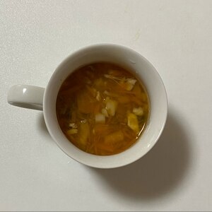 トマトジュースで根野菜のミネストローネ